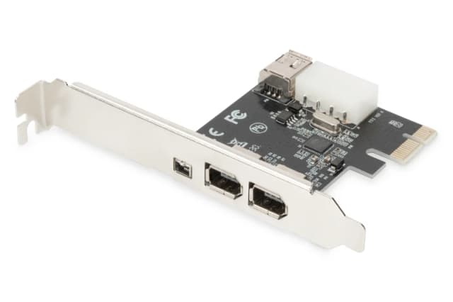 Digitus PCI Express Card. Firewire 1394a (3+1 ports)