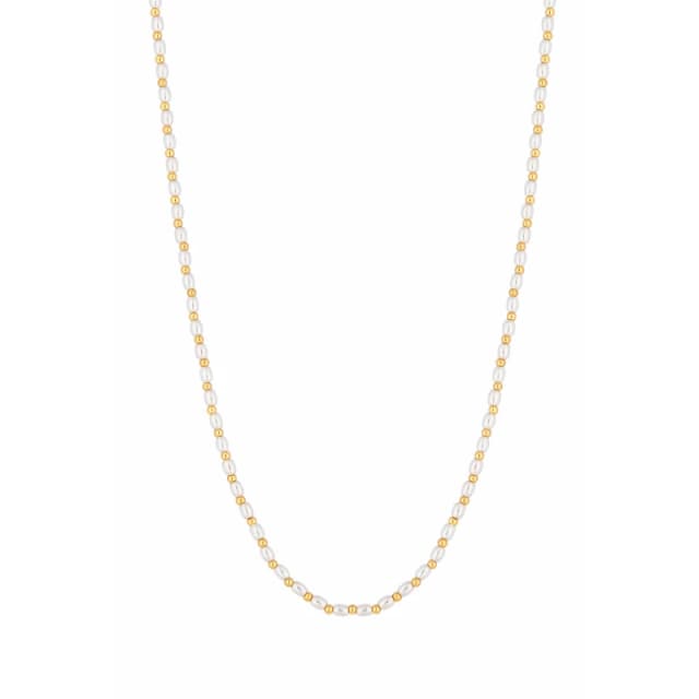 Jon Richard Cream Seed Pearl 14" Necklace Cream