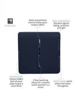 Trendiswitch 1G 2W 10 Amp Light Switch Navy