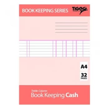 Book Keeping Cash Book A4 Pack of 6 302299