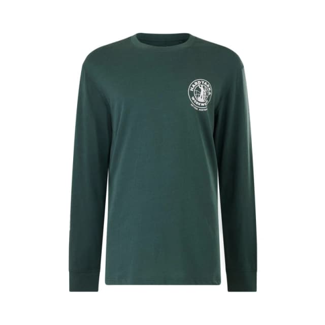 Hard Yakka Mens Heritage Icon Long Sleeve T Shirt S - Chest 36' Gardeners Green HDY034-GREEN-S