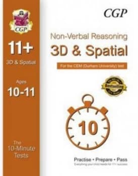 Non-Verbal Reasoning 3D and Spatial by Joanna Daniels Hardback