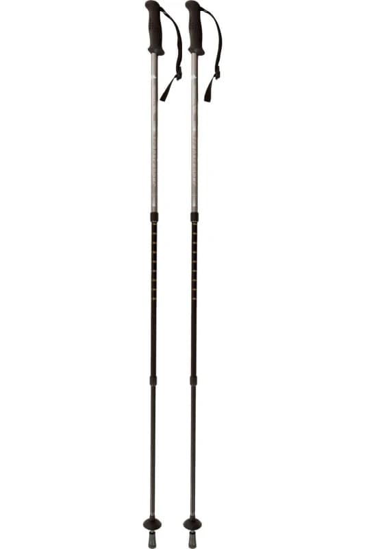 Trespass Trespass Transduo 2 Piece Walking Pole Set in Dark Grey Dark Grey One Size Unisex 5059444136214