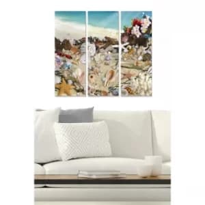 MDFftr1005 Multicolor Decorative MDF Painting (3 Pieces)