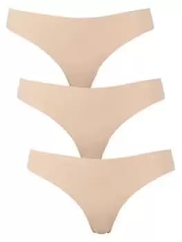 Under Armour Ps Thong 3pack, Multi, Size L, Women