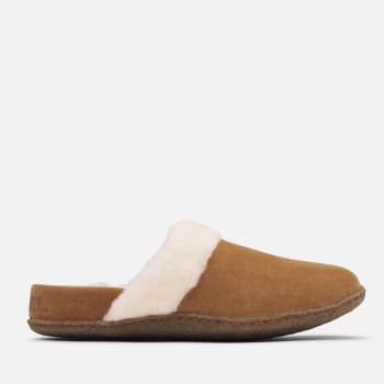 Sorel Womens Nakisk A Slide Ii Suede Slippers - Camel Brown - UK 4