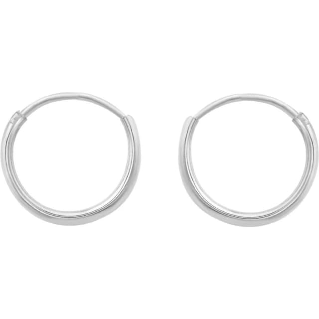 Be You Silver Endless Hoops Silver female 12mm