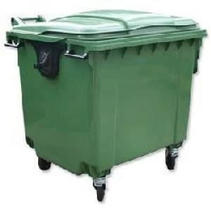 Charles Bentley 660L Wheelie Bin Green