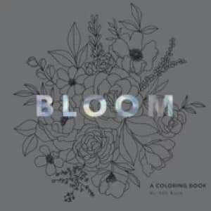 bloom a flower coloring book