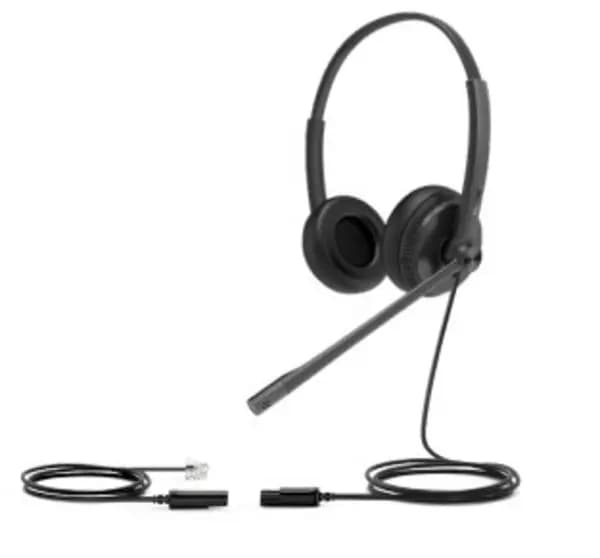 Yealink YHS34 Lite Dual Headset Wired Head-band Office/Call center Black YHS34 LITE DUAL