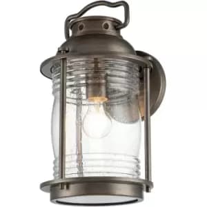 Elstead Kichler Ashland Bay Outdoor Wall Lantern Burnished Bronze, IP44