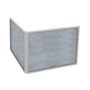 NRS Healthcare Portable Shower Screen - 750Mm X 1000Mm - Cs3