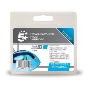 5 Star Office HP 920XL Cyan Ink Cartridge