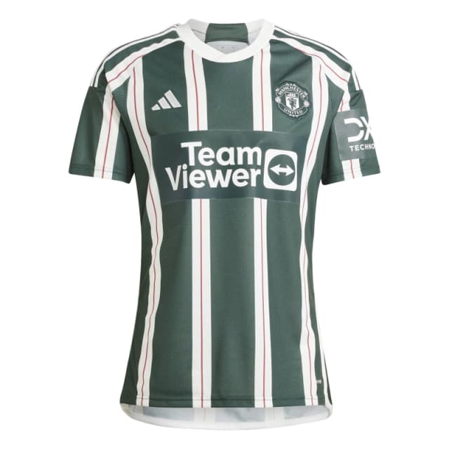 adidas Manchester United Away Shirt 2023 2024 Adults - Green Green XS