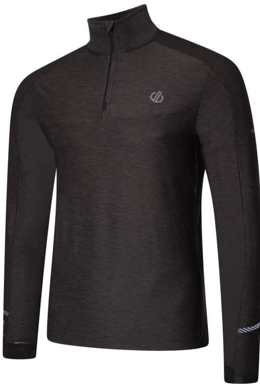 Dare 2b Dare 2b Men 'Power Up II' Lightweight Jersey in Black Size: X-Large Black XL Male 5059404836024