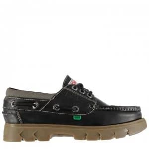 Kickers Lennon Boat Shoes - Black