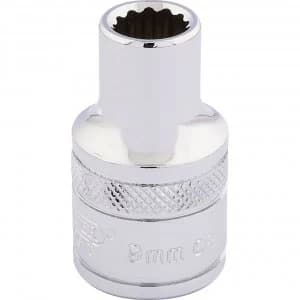 Draper 1/2" Drive Hi Torq Bi Hexagon Socket Metric 1/2" 9mm