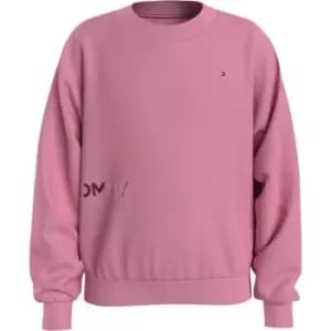 Tommy Hilfiger Tommy Metallic Foil Sweatshirt - Pink