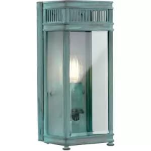 Elstead Holborn Outdoor Wall Lantern Verdigris, IP44