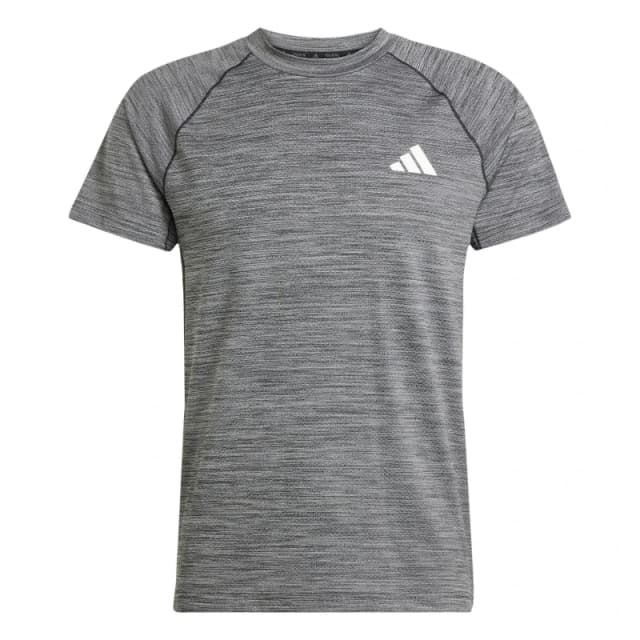adidas Gym+ Training Tee Mens Black Melange male L