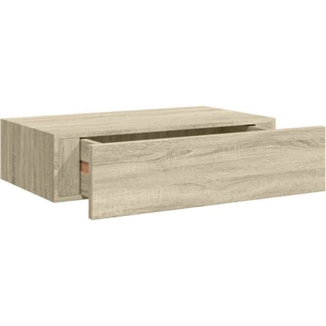 VIDAXL Wall-mounted Drawer Shelf Oak 40x23.5x10cm mdf Vidaxl 8720286418727