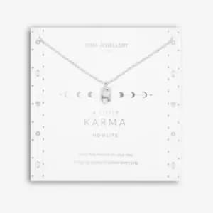 Affirmation Crystal A Little Karma Howlite Silver 46cm Extender Necklace 5265