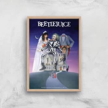 Beetlejuice Giclee Art Print - A2 - Wooden Frame