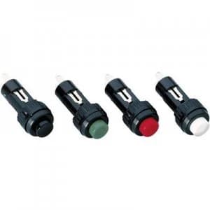 RAFI 110107011.0205 Pushbutton 24 V DCAC 0.1 A 1 x OffOn momentary