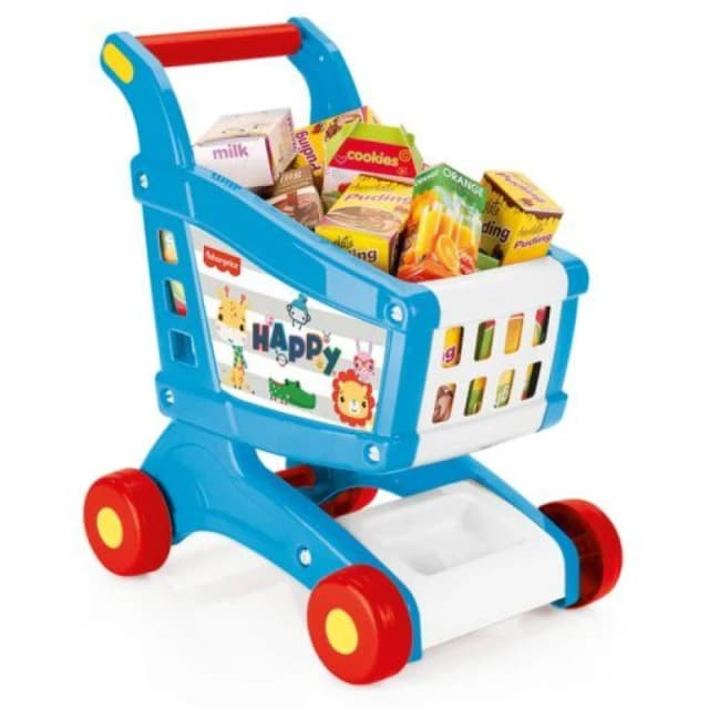 Dolu Fisher Price Shopping Cart & Accessories in Blue Blue Unisex