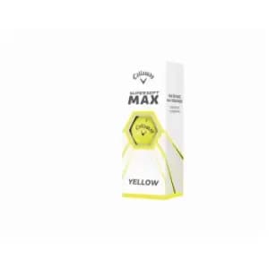Callaway Supersoft Max 12 Golf Ball Pack - Yellow
