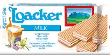Loacker Milk Wafers - 45g x 25