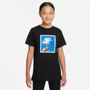 Nike Photo T-Shirt Juniors - Black