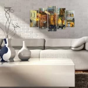 5MX-43 Multicolor Decorative MDF Painting (5 Pieces)