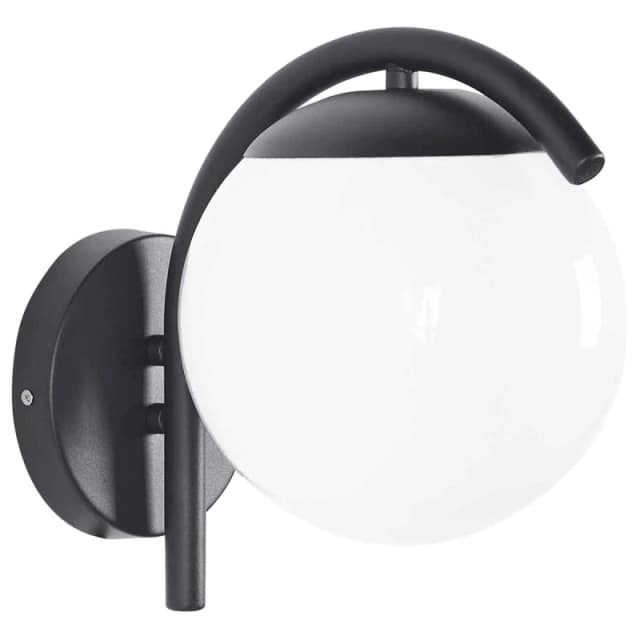 Beliani Outdoor Wall Light Kulsi Black