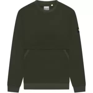 Lyle and Scott Zip Pocket Sweatshirt Mens - Green