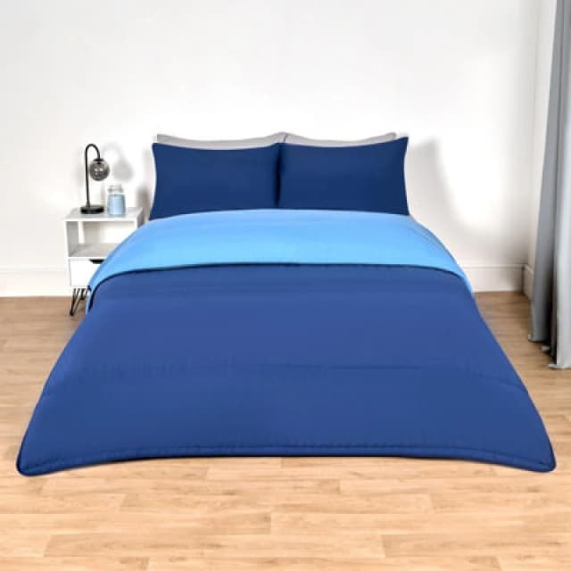 OHS OHS Soft Coverless 10.5 TOG Duvet Set Pillowcase Quilted Cover in Blue Size: King Blue King Unisex 5027434198979