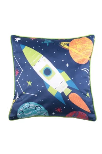 'Supersonic' Velvet Filled Cushion
