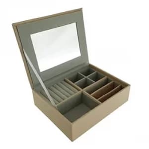 Sophia Medium Latte Jewellery Box