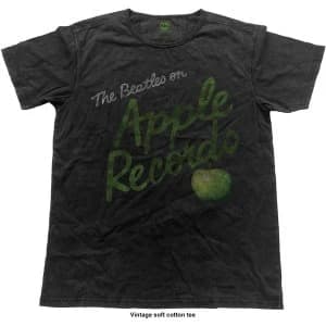 The Beatles - Vintage Apple Records Unisex Medium T-Shirt - Black