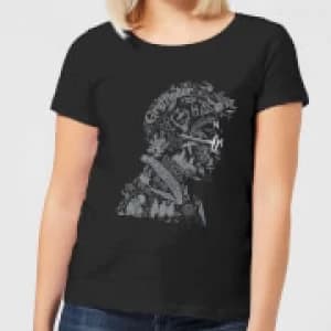 Harry Potter Harry Potter Head Womens T-Shirt - Black