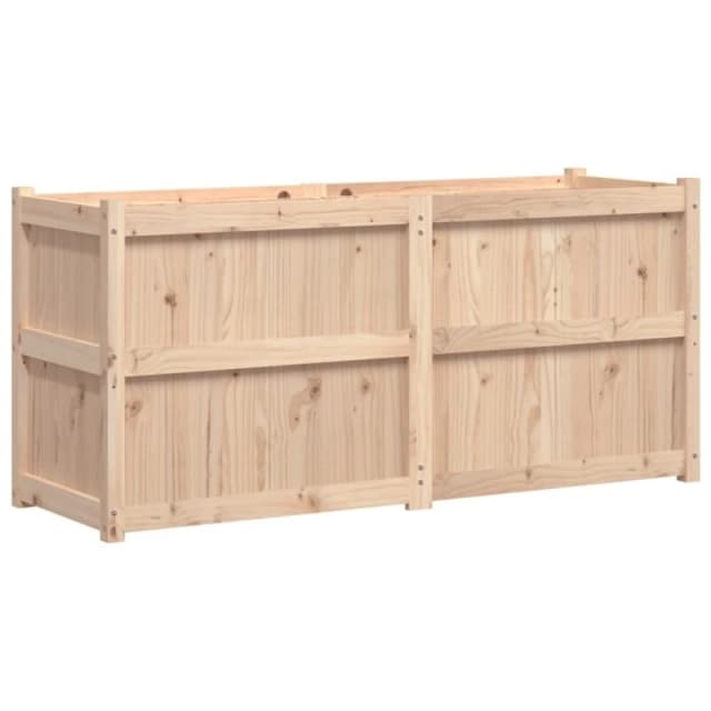 vidaXL Garden Planter 150x50x70cm Solid Wood Pine, Brown 837489