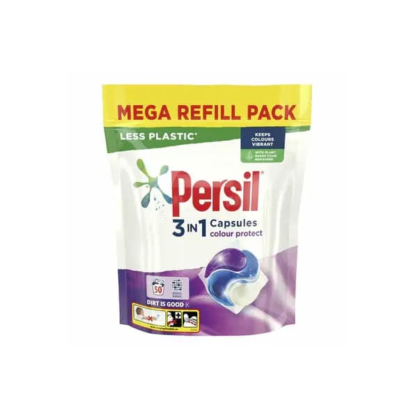 Persil 3-in-1 Colour Protect Washing Capsules 50x Washes