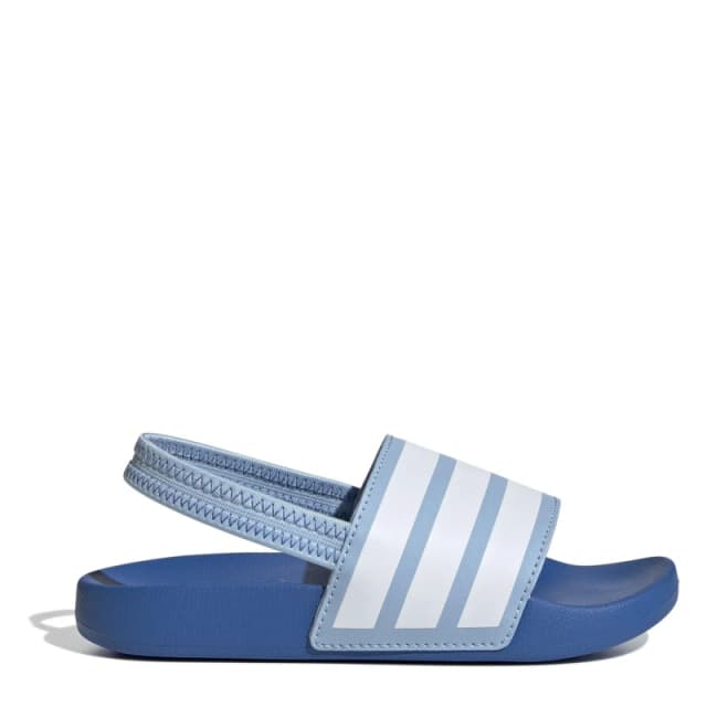 adidas Adilette Estrap Slides Kids Sky/White male C11 (29)