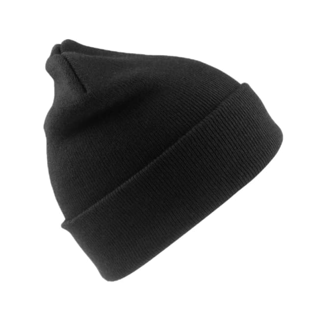 Result Result Men Woolly Ski Hat in Black One Size Male 5059699306400