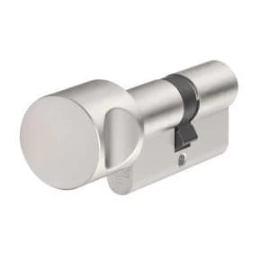 ABUS Mechanical KE60NP Euro Thumbturn Cylinder Nickel Pearl Z35mm / K35mm Visi
