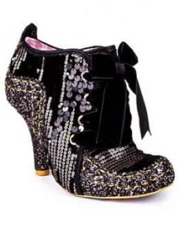 Irregular Choice Winter Party Shoe Boot - Black