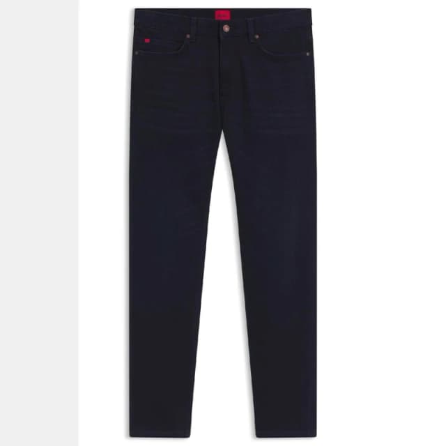 Hugo 708 Slim-Fit Jeans in Comfort Stretch Denim Dark Blue male 34S