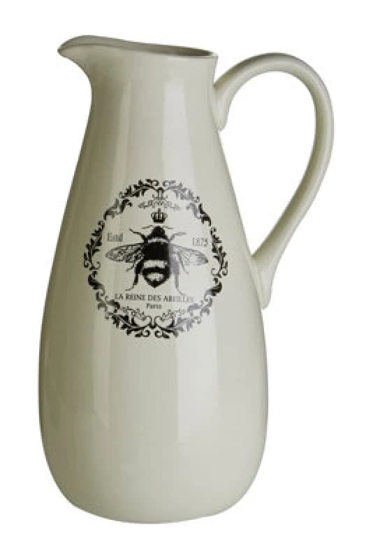 Premier Housewares Queen Bee Pitcher White