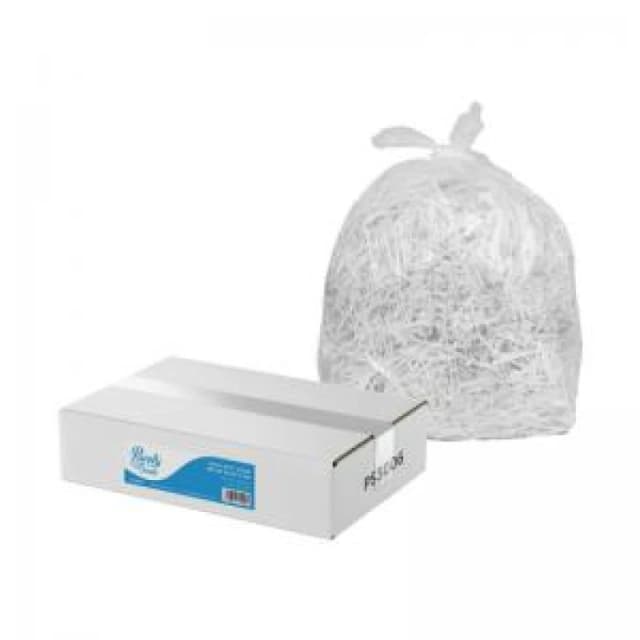 Purely Smile Heavy Duty Sacks 15kg/80 Litre Clear (200 Pack) PS3006