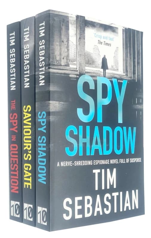 Tim Sebastian 3 Books Collection Set (Spy Shadow, Saviour's Gate, The Spy in Question ) Tim Sebastian Books